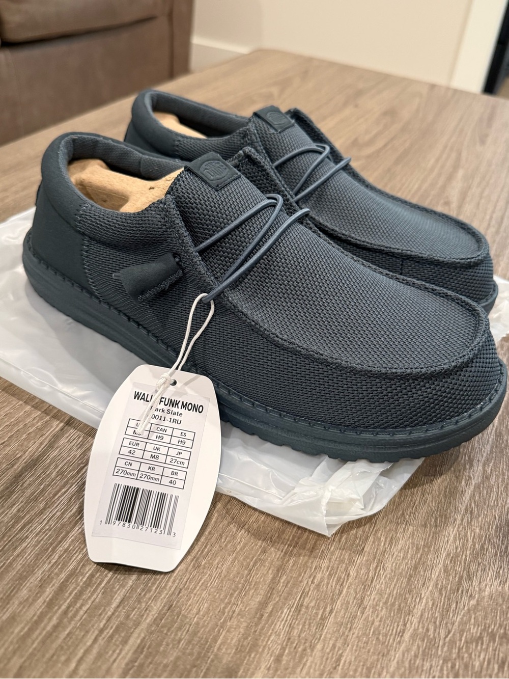 Men’s Hey Dude Wally Funk Mono Dark Slate Gray